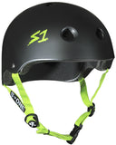 Lifer Helmet - Black with Coloured Straps