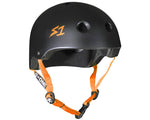 Lifer Helmet - Black with Coloured Straps