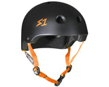 Lifer Helmet - Black with Coloured Straps